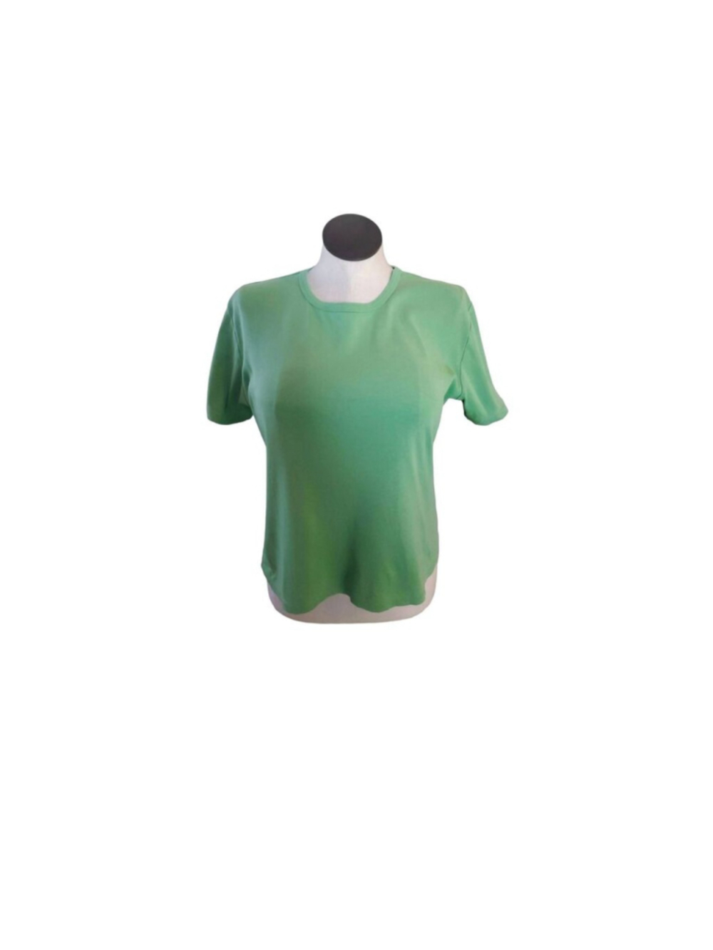 Pendleton Women's M 100% Cotton Tee Shirt Light Pastel Green Casual Basic